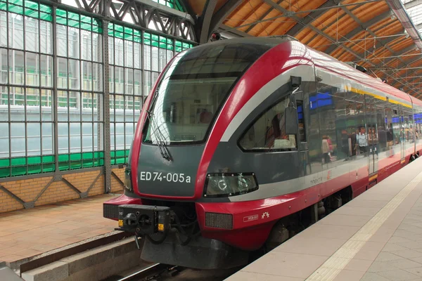 Comboio eléctrico polaco PESA — Fotografia de Stock
