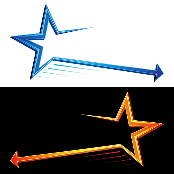 Star symbols — Stock Vector