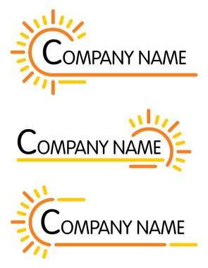 Corporate symbol templates clipart