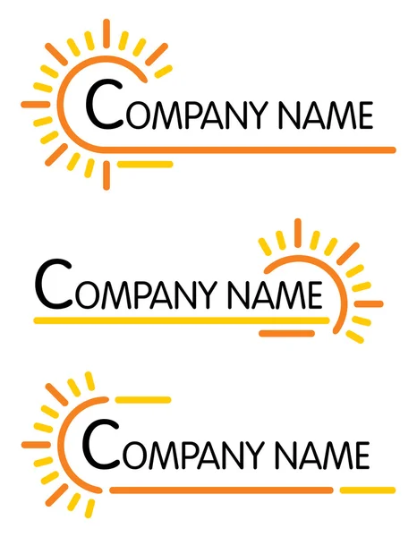 Modèles de symboles d'entreprise — Image vectorielle
