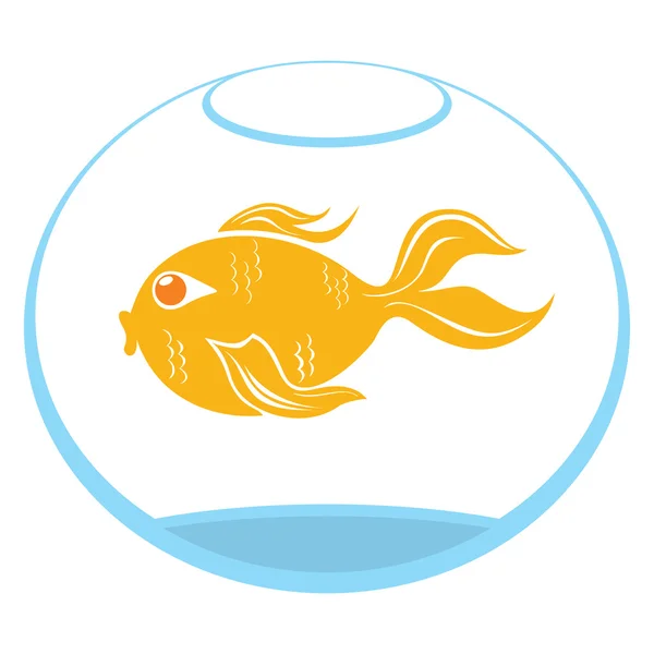 Goldfish symbol — Stock Vector