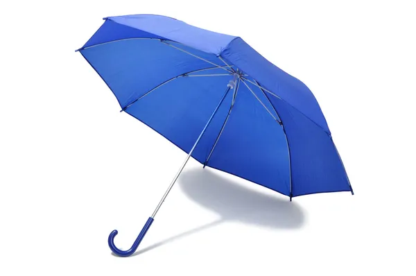 푸른 우산 스톡 이미지