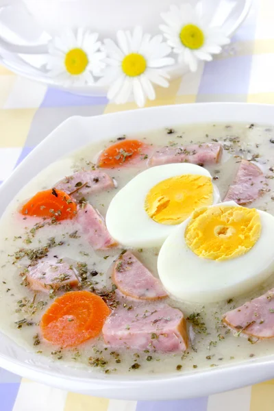 Delicious sour soup — Stock Photo, Image