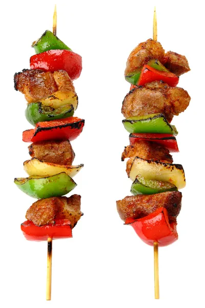 Fried skewers — Stock Photo, Image