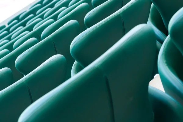Zelená prázdných míst na stadionu — Stock fotografie
