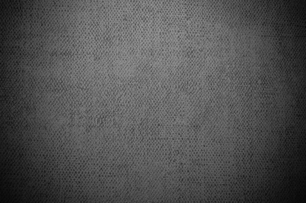 Gray dark canvas texture or background — Stock Photo, Image