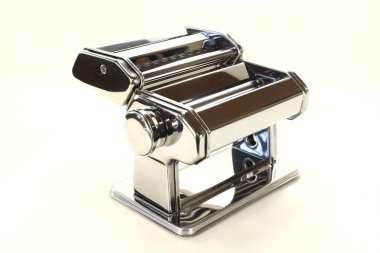 Pasta machine chrome clipart