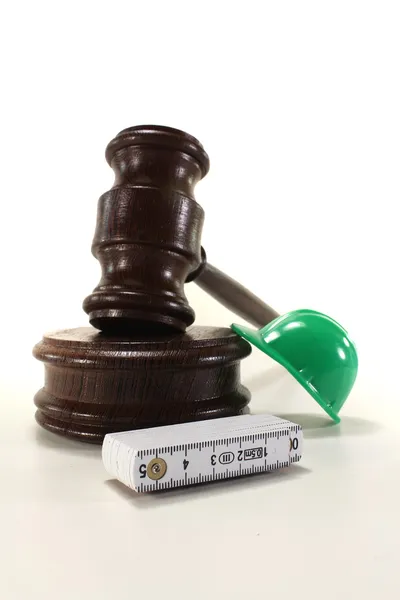 Labor law with ruler — Stock Photo, Image