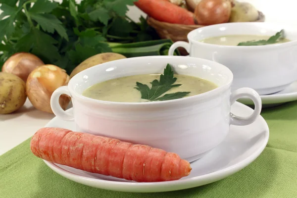 Vegetable creme soup — Stock Photo, Image