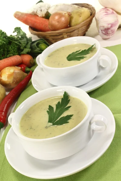 Vegetable creme soup — Stock Photo, Image