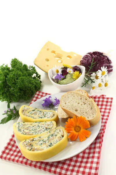 Rotolo di formaggio — Foto Stock