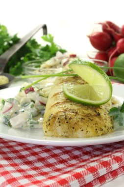 Hake fillet clipart