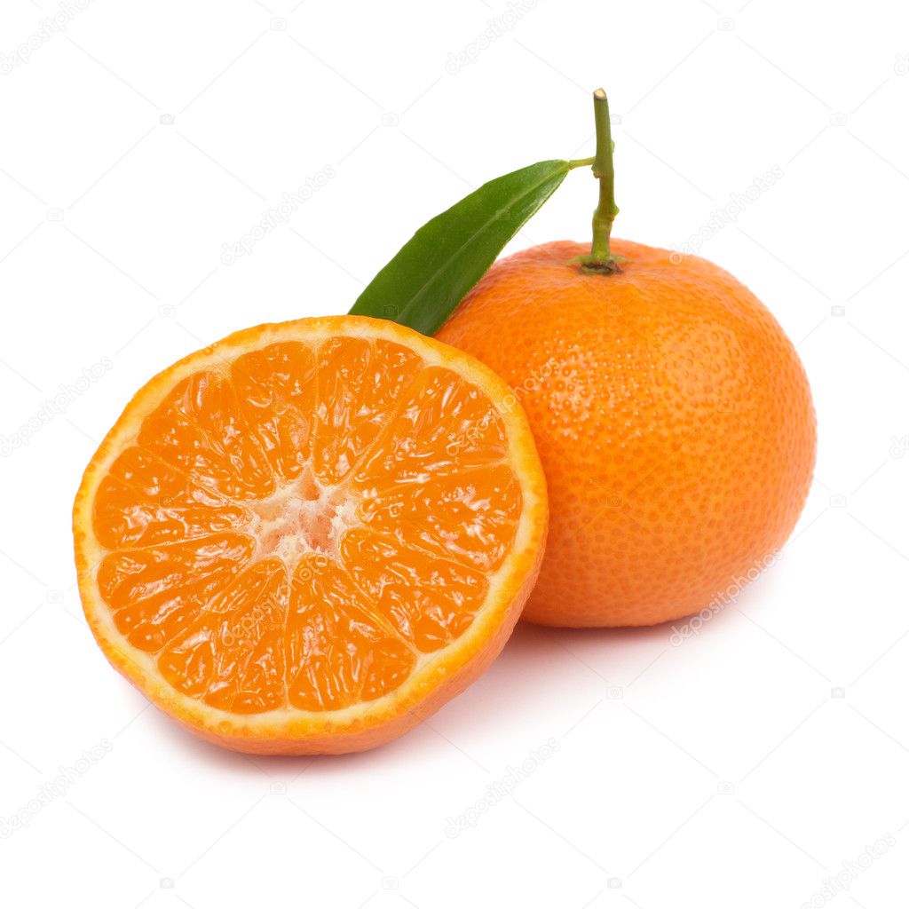 Orange mandarins