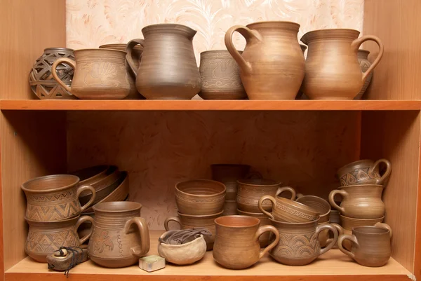 Old clay pots — Stock Photo, Image