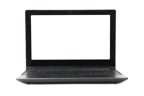 Laptop with empty screen — Stock Photo, Image