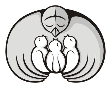 Bird mother clipart