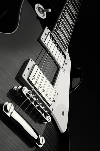 Közeli felvétel elektromos gitár — Stock Fotó