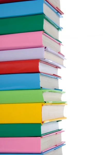 Pila di libri colorati — Foto Stock