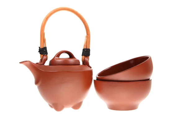 Chinese ceramic tea set — Stock Photo, Image
