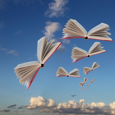 Kitaplar uçuyor
