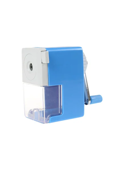 Blue pencil sharpener — Stock Photo, Image