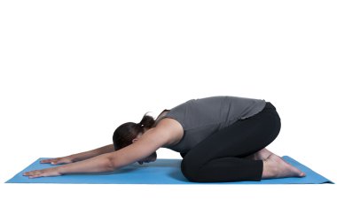 Yoga yapan kadın