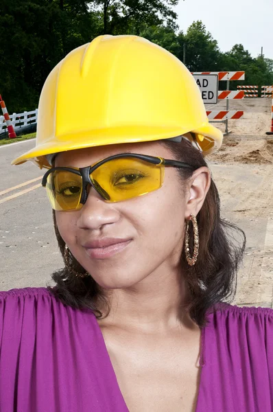 Trabajadora de construcción —  Fotos de Stock