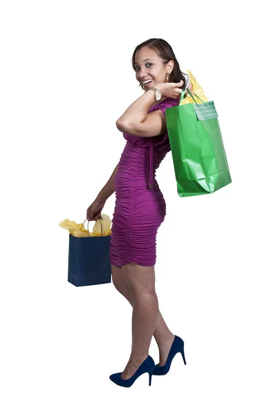 Kobieta, zakupy — Zdjęcie stockowe