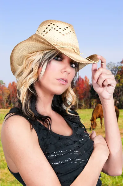 Cowgirl — Stock Fotó