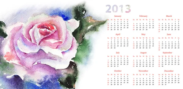 Kalendarza na 2013 — Zdjęcie stockowe