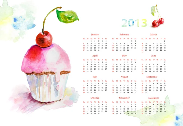Kalendarza na 2013 — Zdjęcie stockowe
