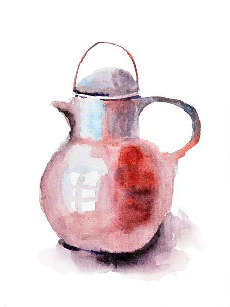 Винтажный чайник — стоковое фото
