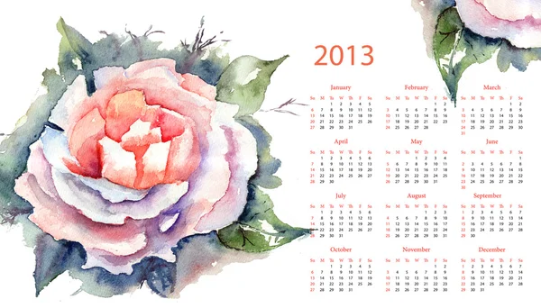 Calendario para 2013 —  Fotos de Stock
