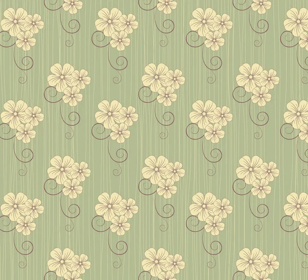 Blume Muster Vektor Hintergrund — Stockvektor