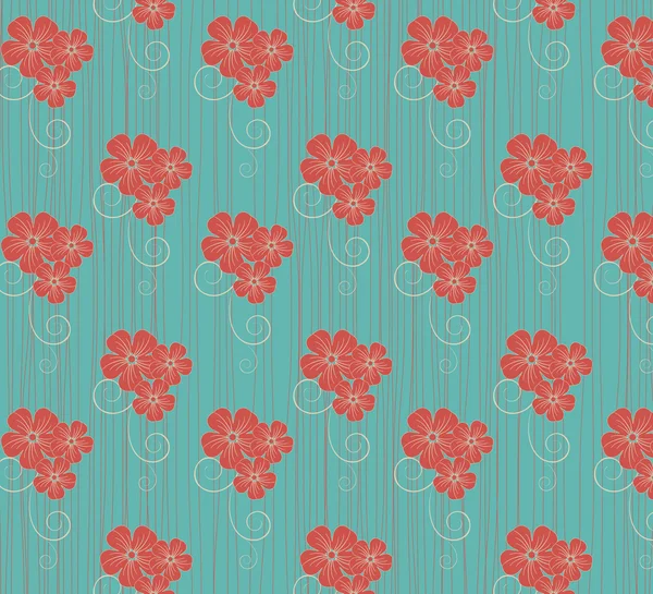 Flower pattern vector background — Stock Vector
