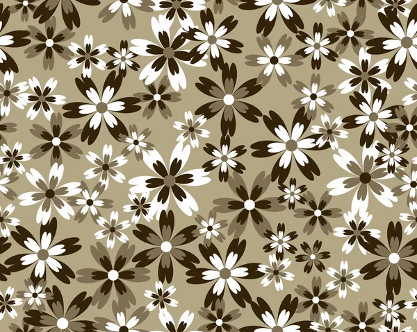Нежный векторный цветочный узор — стоковый вектор