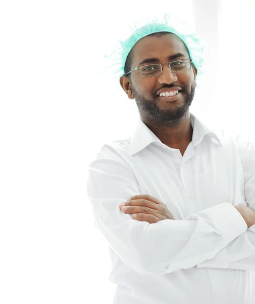 Афроамериканский арабский доктор — стоковое фото