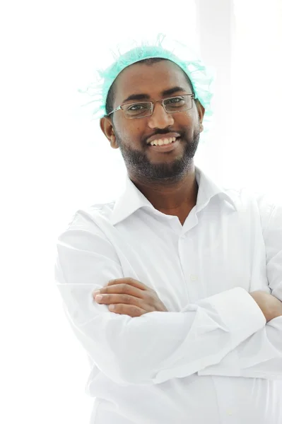 African American Arabic Doctor — Stock Photo, Image