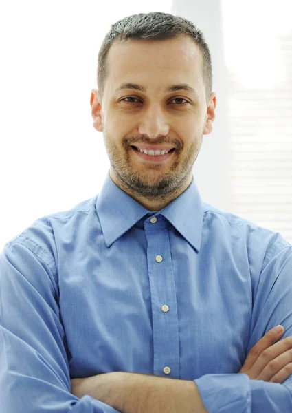Portrait of happy young man — Stock Photo, Image