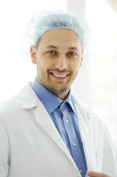 Portrait of handsome young doctor — Stock Photo, Image