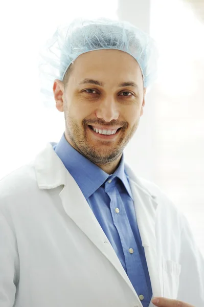 Portrait of handsome young doctor — Stock Photo, Image