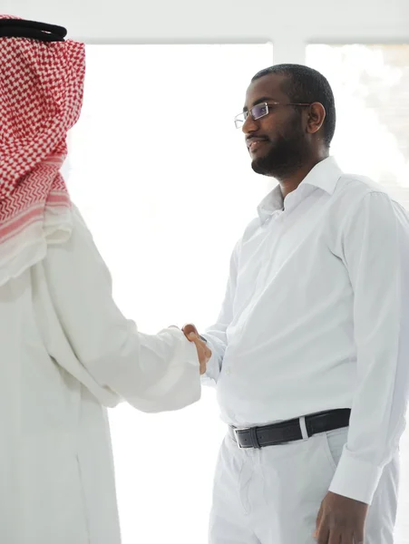 Arabic and African American business men — Stock Photo, Image