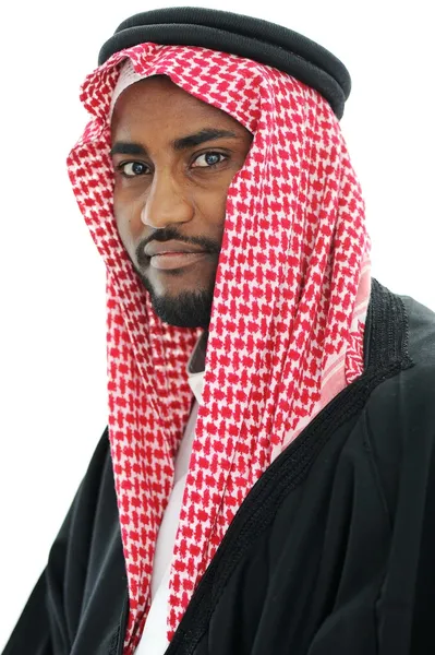 Egy arab ember, Sheikh portréja — Stock Fotó