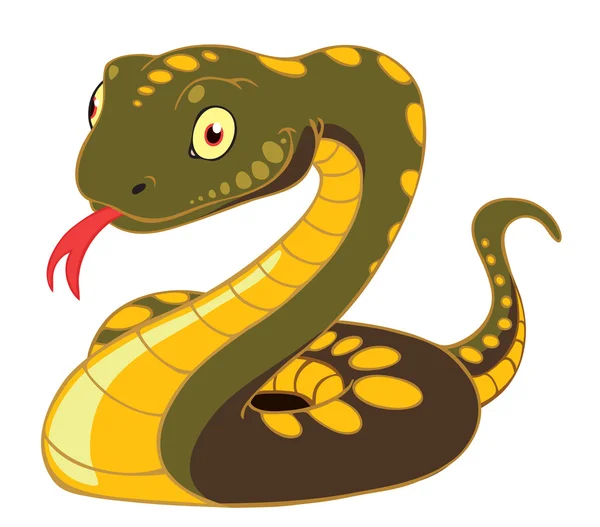 Зелёная змея — стоковое фото