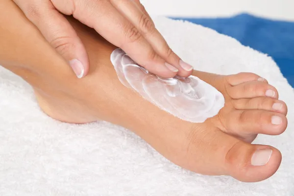 Foot lotion — Stock Photo, Image