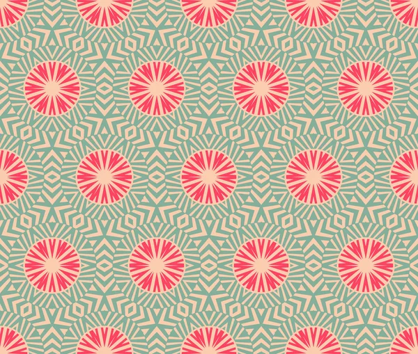 Vintage pattern wallpaper vector seamless background — Stock Vector