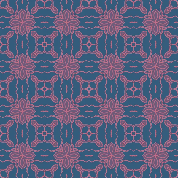 Vintage wallpaper pattern seamless background. Vector. — Stock Vector