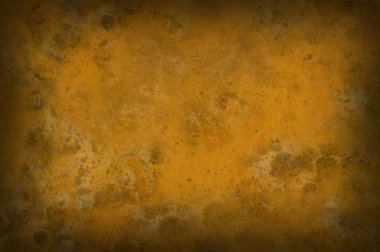 Rusty grungy background vignetted clipart