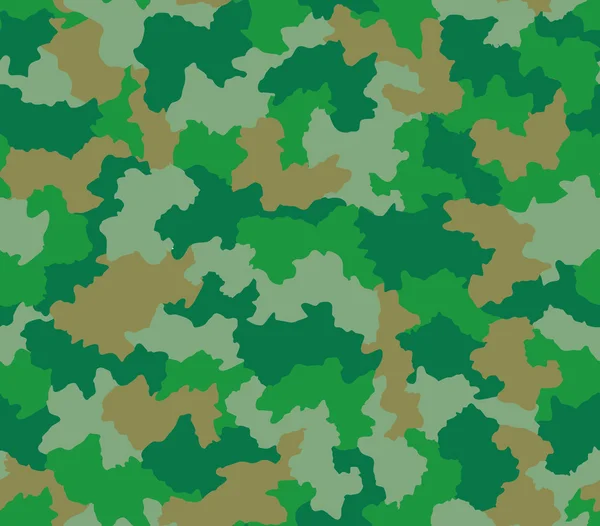 Grüne Camouflage nahtloses Muster — Stockfoto