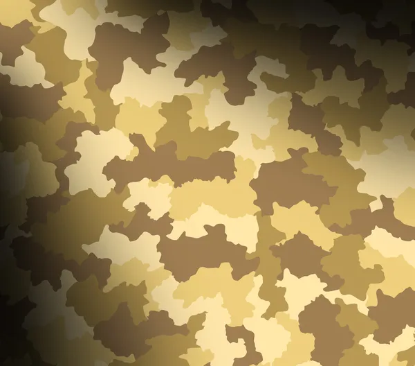 Desert camouflage pattern lit diagonally — Stock Photo, Image